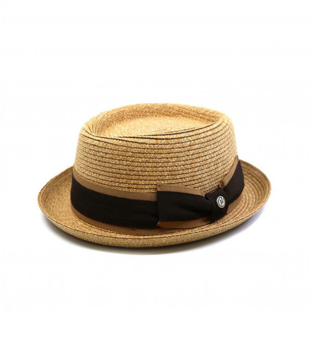 M by Flechet strohoed beige vlecht M by Flechet strohoed beige vlecht
